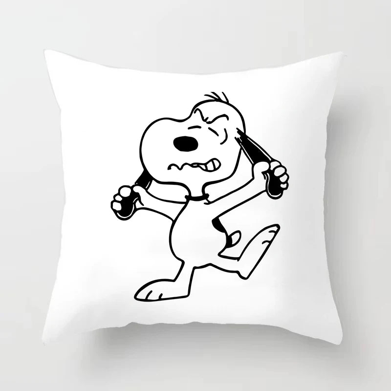 Christmas Theme Pillowcase 45x45cm Snoopy Pillow