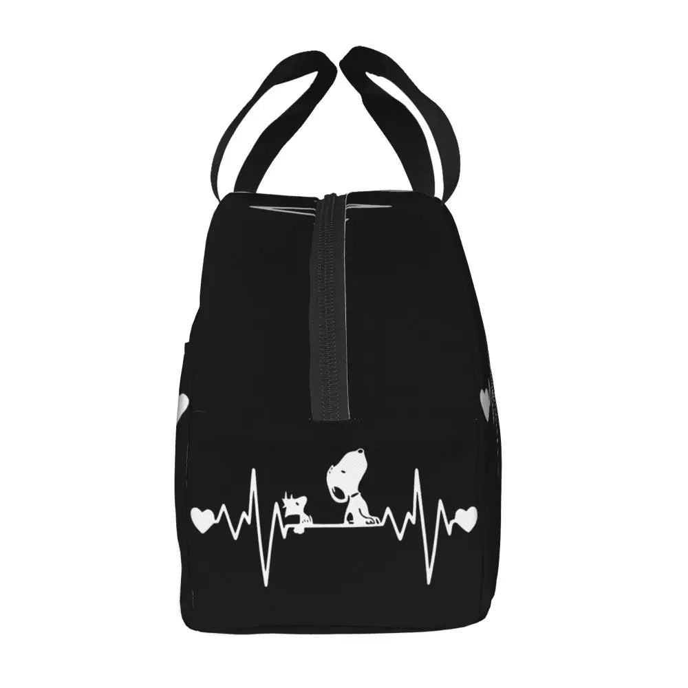 Snoopy Backpack Halloween Insulated Lunch Bag 22x20x13cm