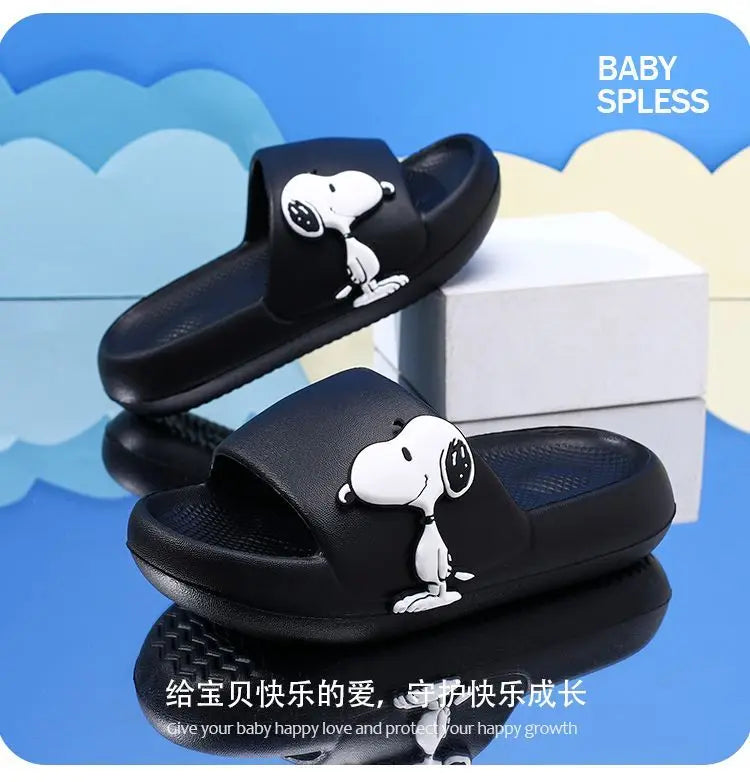 Snoopy Cartoon Slippers Lightweight Anti Slip Snoopy Shoes
