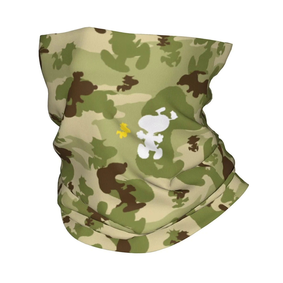 Custom Cute Cartoon Snoopy Bandana Neck Gaiter Printed Balaclavas Mask Scarf Multifunctional Cycling Riding for Men Women Adult