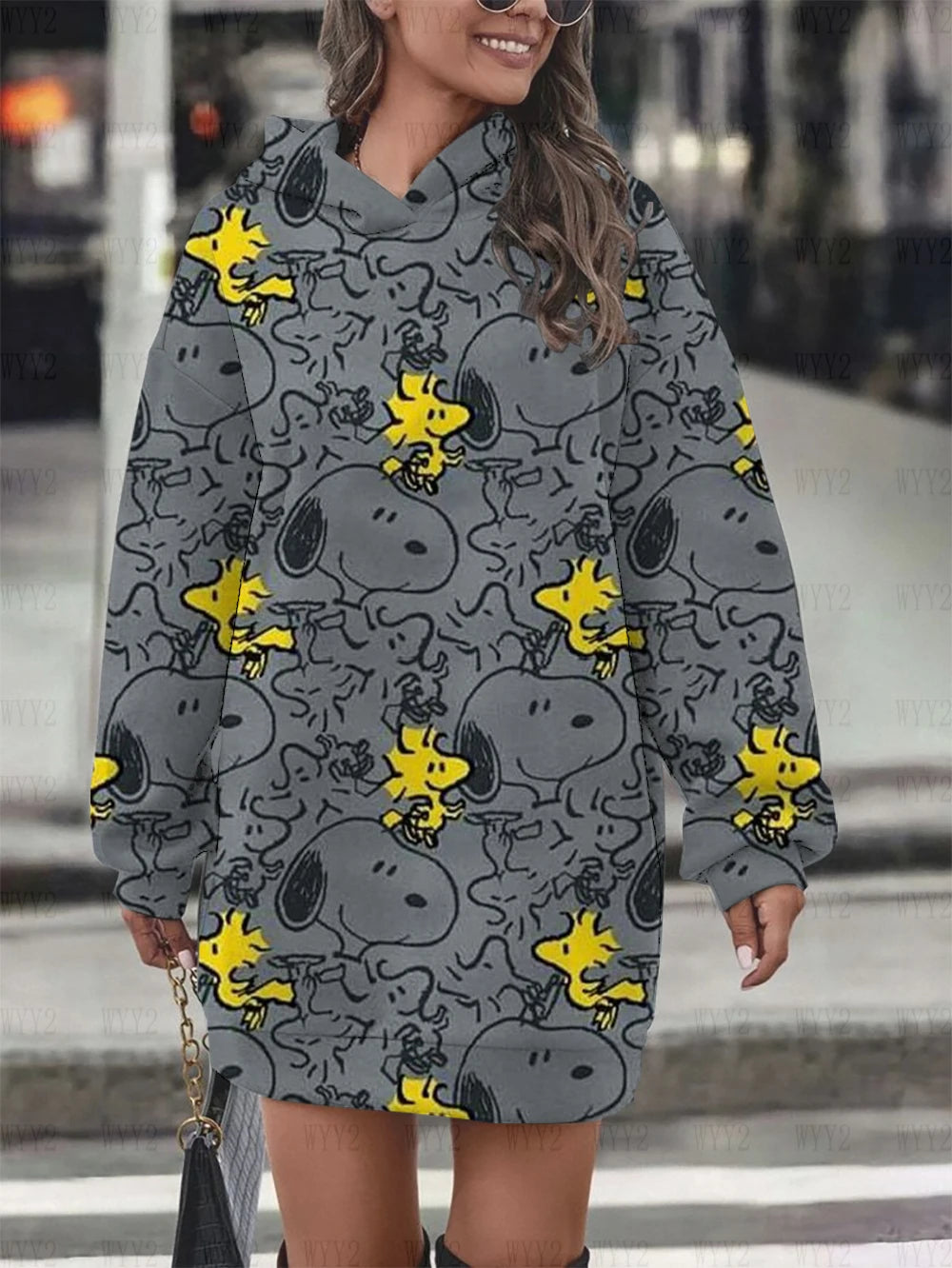 Loose Casual Snoopy Hoodie