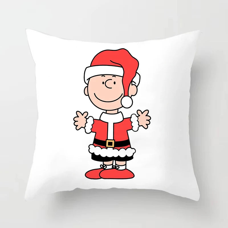 Christmas Theme Pillowcase 45x45cm Snoopy Pillow