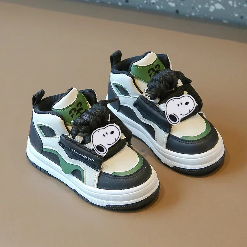 Kids Unisex Sports Shoes Slip On Sneakers Snoopy Shoes