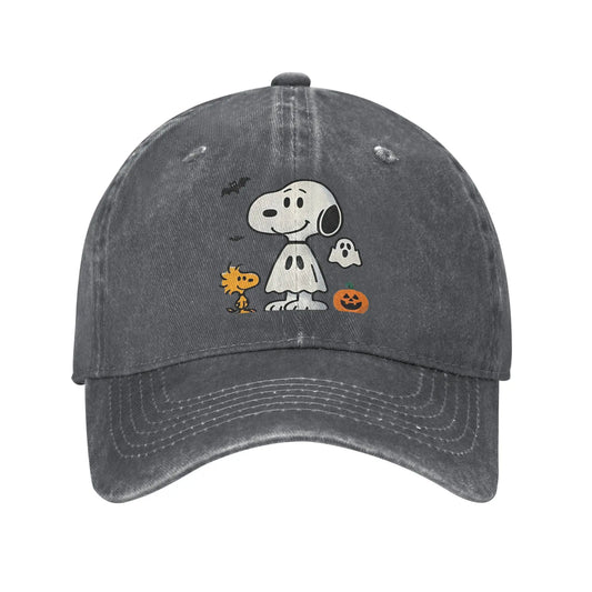Halloween Pumpkin Baseball Cap Trucker Snoopy Hat