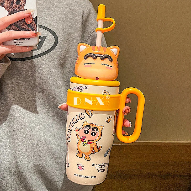 800ml 304 Stainless Steel Insulated Cup Cartoon Snoopy Cup