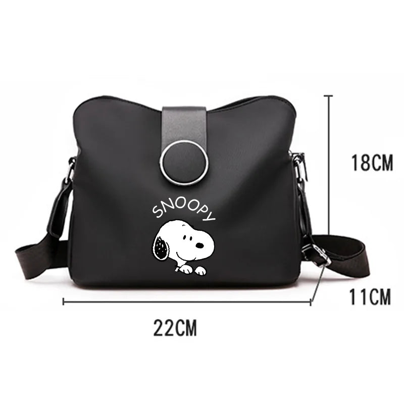 Snoopy Backpack Crossbody Nylon Shoulder Bag Licensed