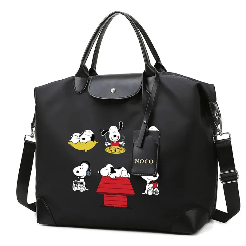 Snoopy Backpack Large Anime Travel Bag For Women 41x16x33cm