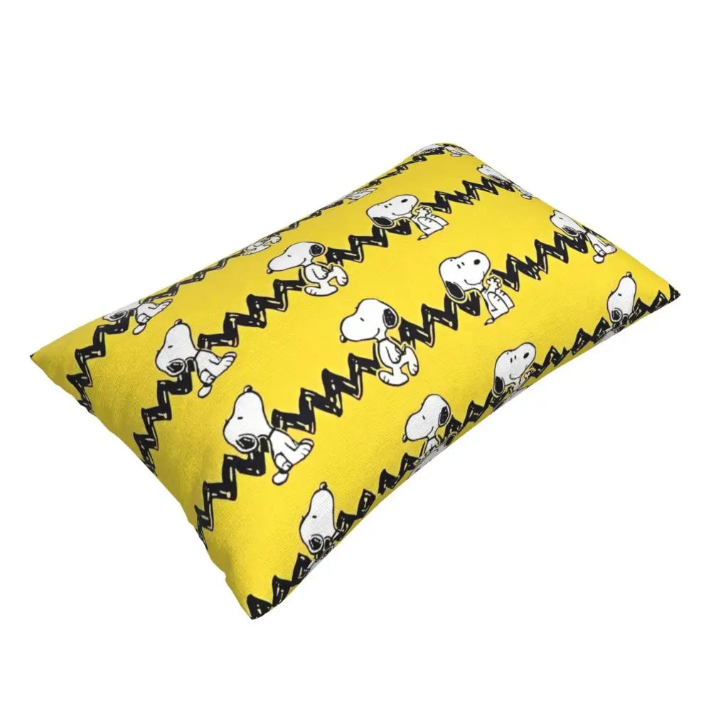 Cute Pillowcase 18in Square Red Snoopy Pillow