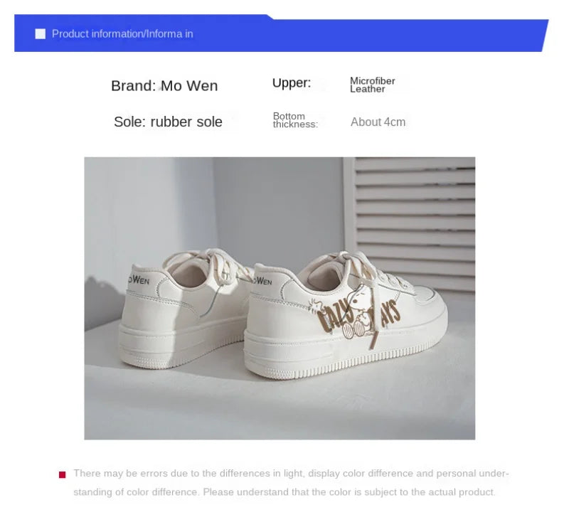 Womens Light Running Shoes Breathable Slip On Snoopy Shoes