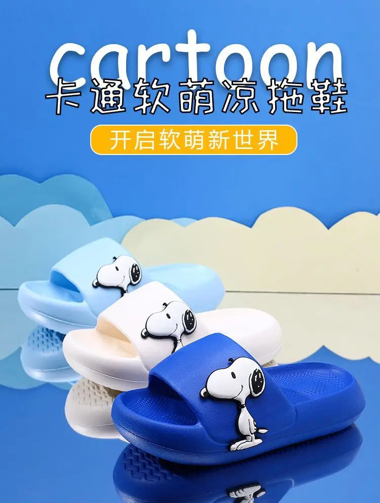 Snoopy Cartoon Slippers Lightweight Anti Slip Snoopy Shoes