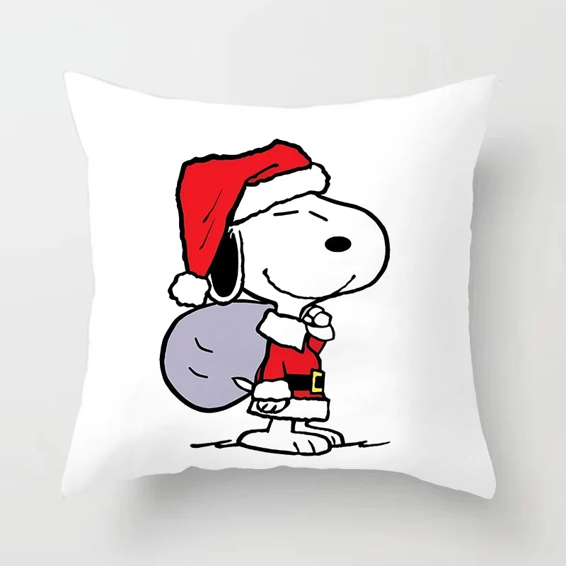 Christmas Theme Pillowcase 45x45cm Snoopy Pillow