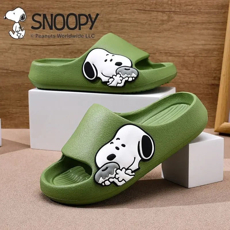 MINISO Snoopy Non Slip Indoor Slippers Snoopy Slippers