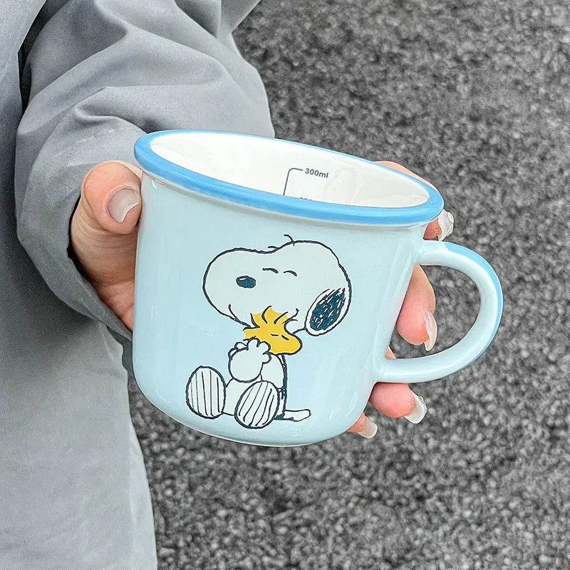 Couple Coffee Mugs Snoopy Cup