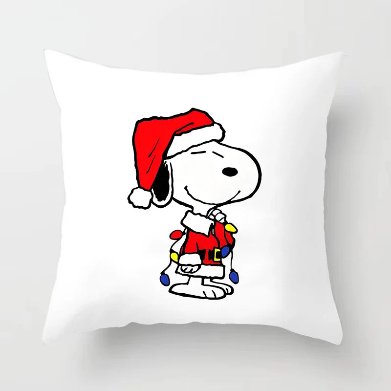 Christmas Theme Pillowcase 45x45cm Snoopy Pillow