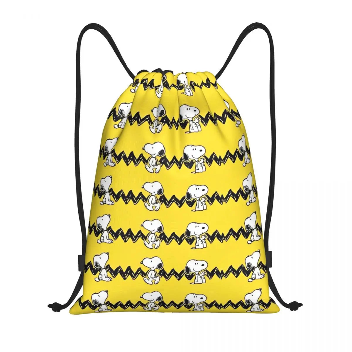 Snoopy Backpack Drawstring Sack Christmas Polyester