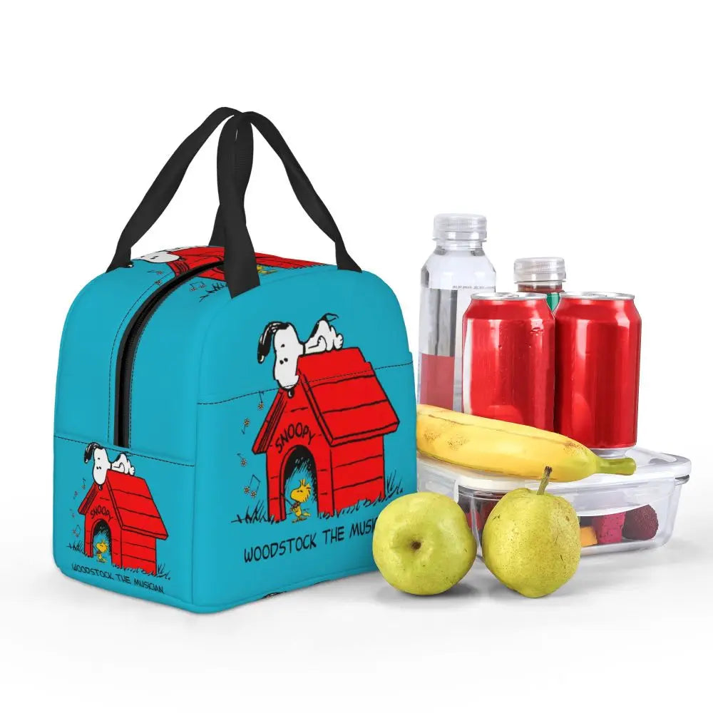 Snoopy Backpack Halloween Insulated Lunch Bag 22x20x13cm