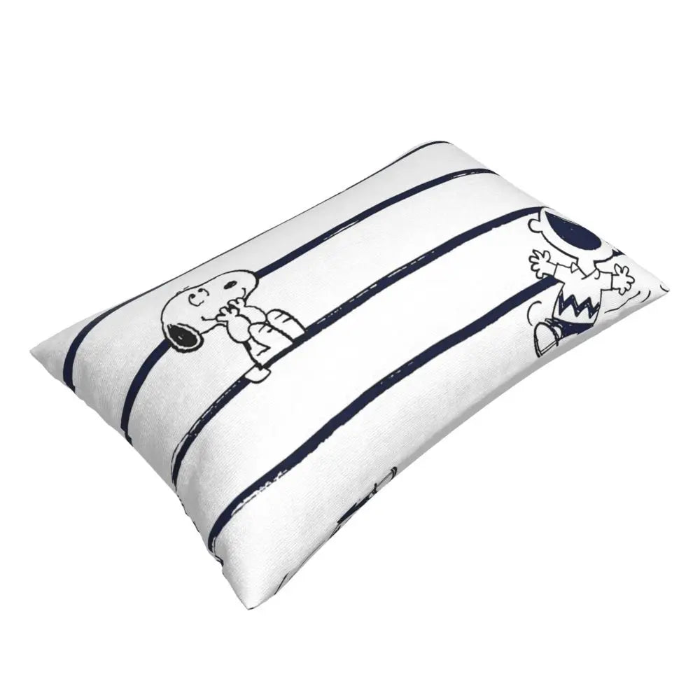 Cute Pillowcase 18in Square Red Snoopy Pillow