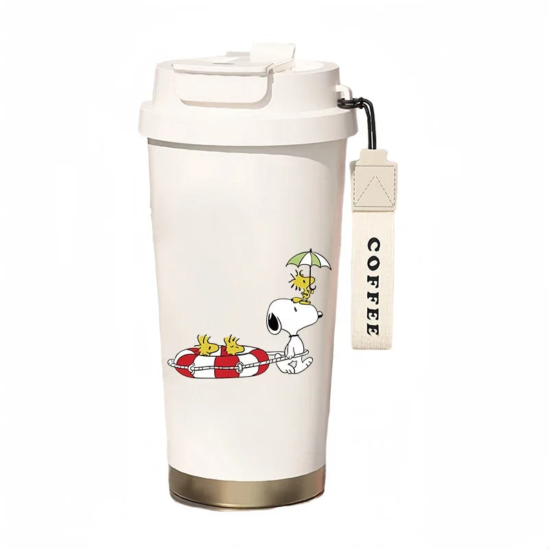500ml Thermos Bottle Portable Snoopy Cup