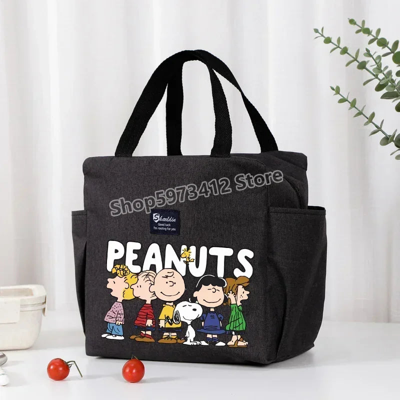 Snoopy Backpack Insulated Lunch Bag Bento Pack Ice Pack
