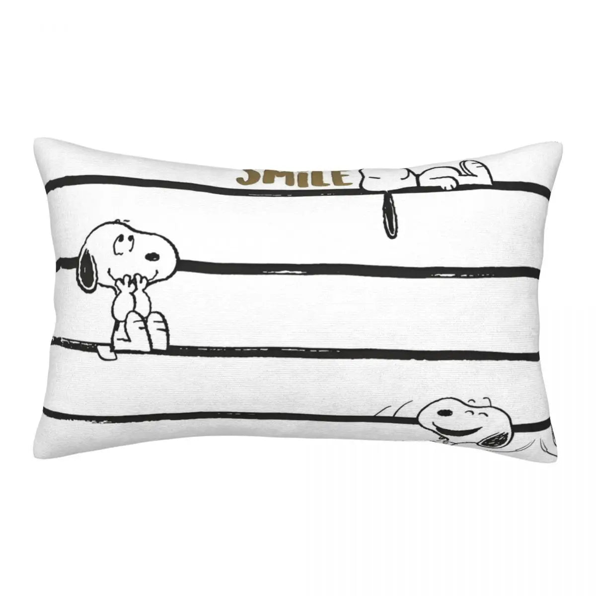 Cute Pillowcase 18in Square Red Snoopy Pillow
