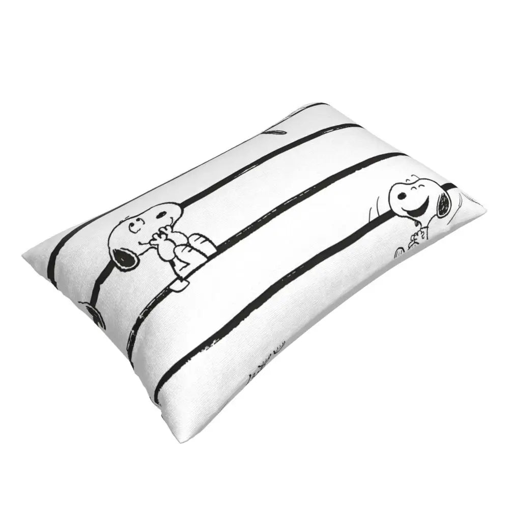 Cute Pillowcase 18in Square Red Snoopy Pillow