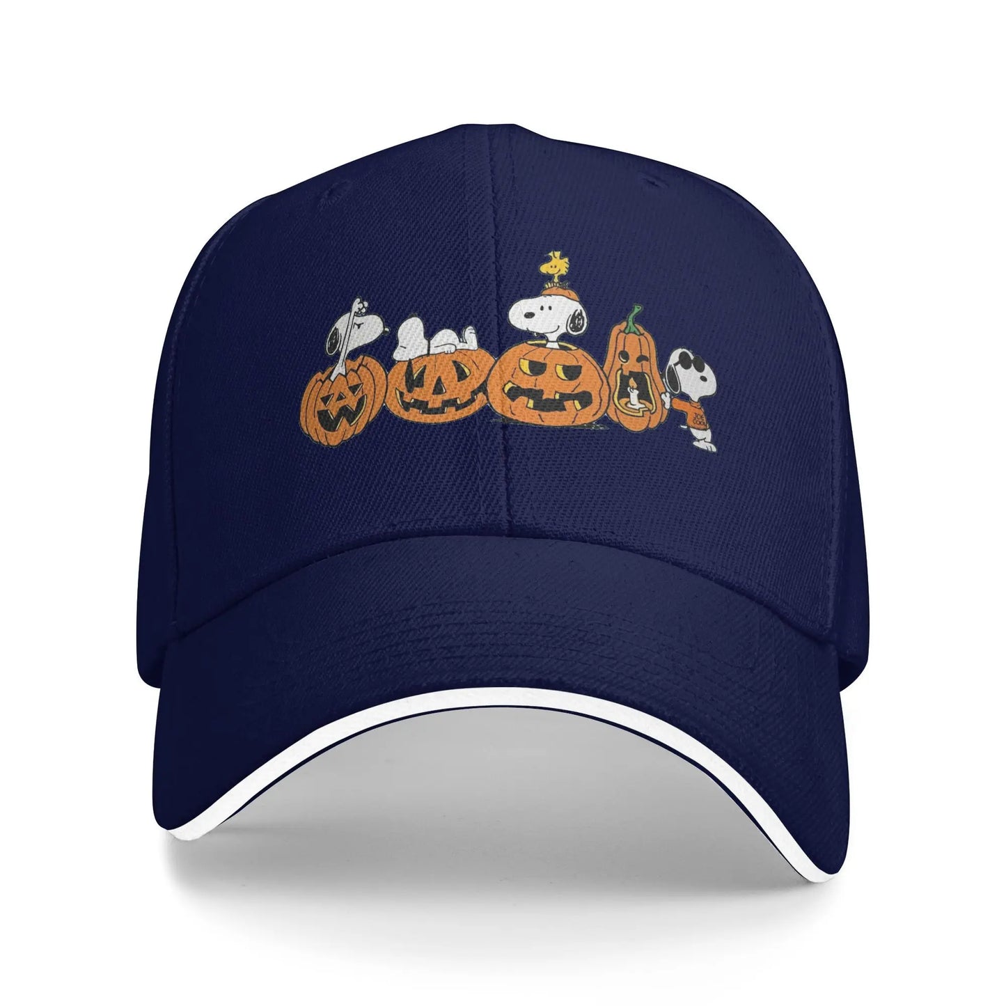 Halloween Pumpkin Cap Baseball Sun Snoopy Hat