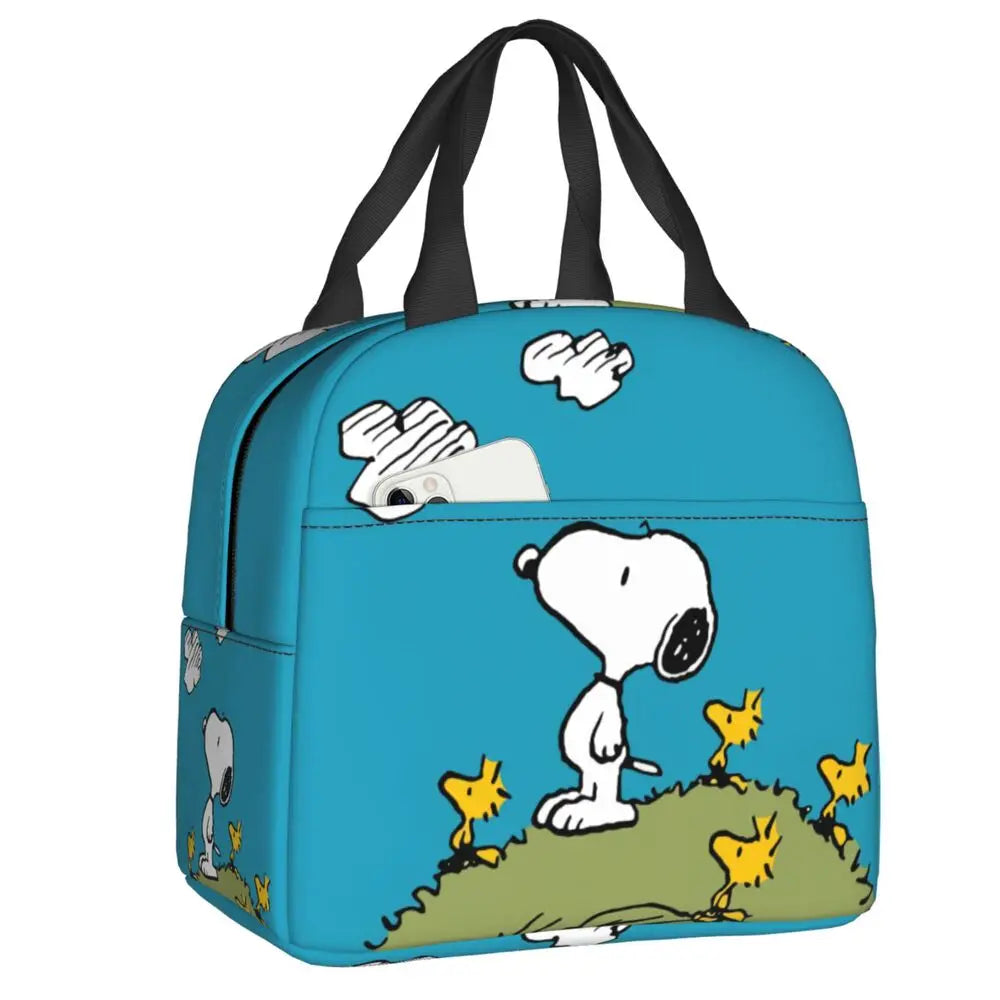 Snoopy Backpack Halloween Insulated Lunch Bag 22x20x13cm