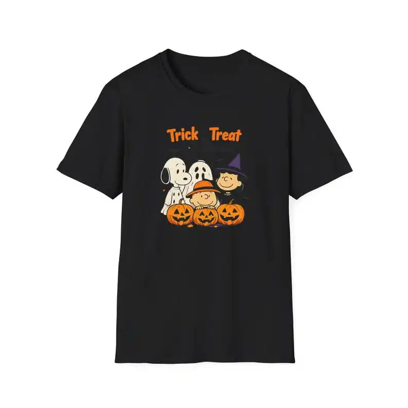 Graphic Halloween Costume Tee Trick Or Treat Snoopy Shirt