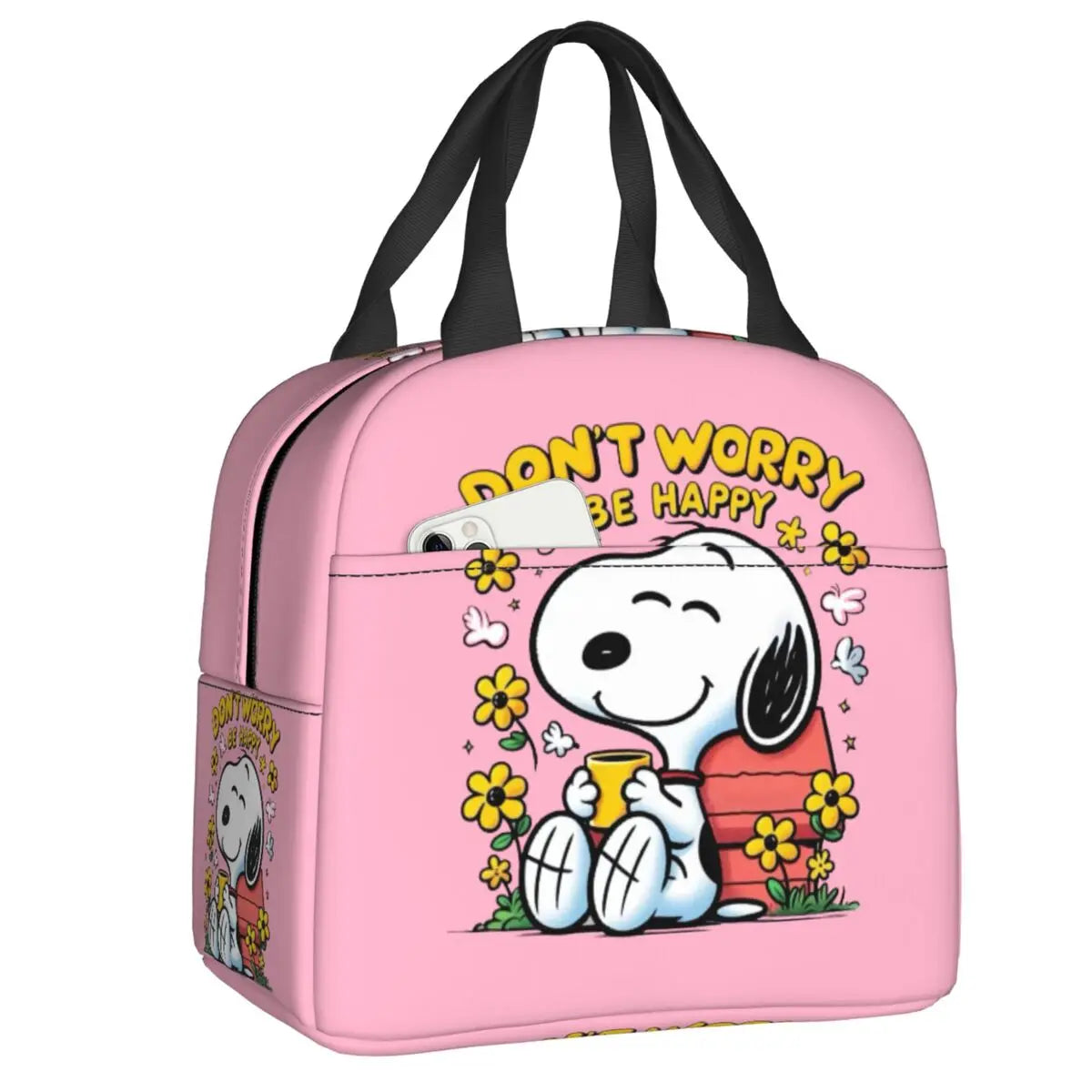 Snoopy Backpack Halloween Insulated Lunch Bag 22x20x13cm