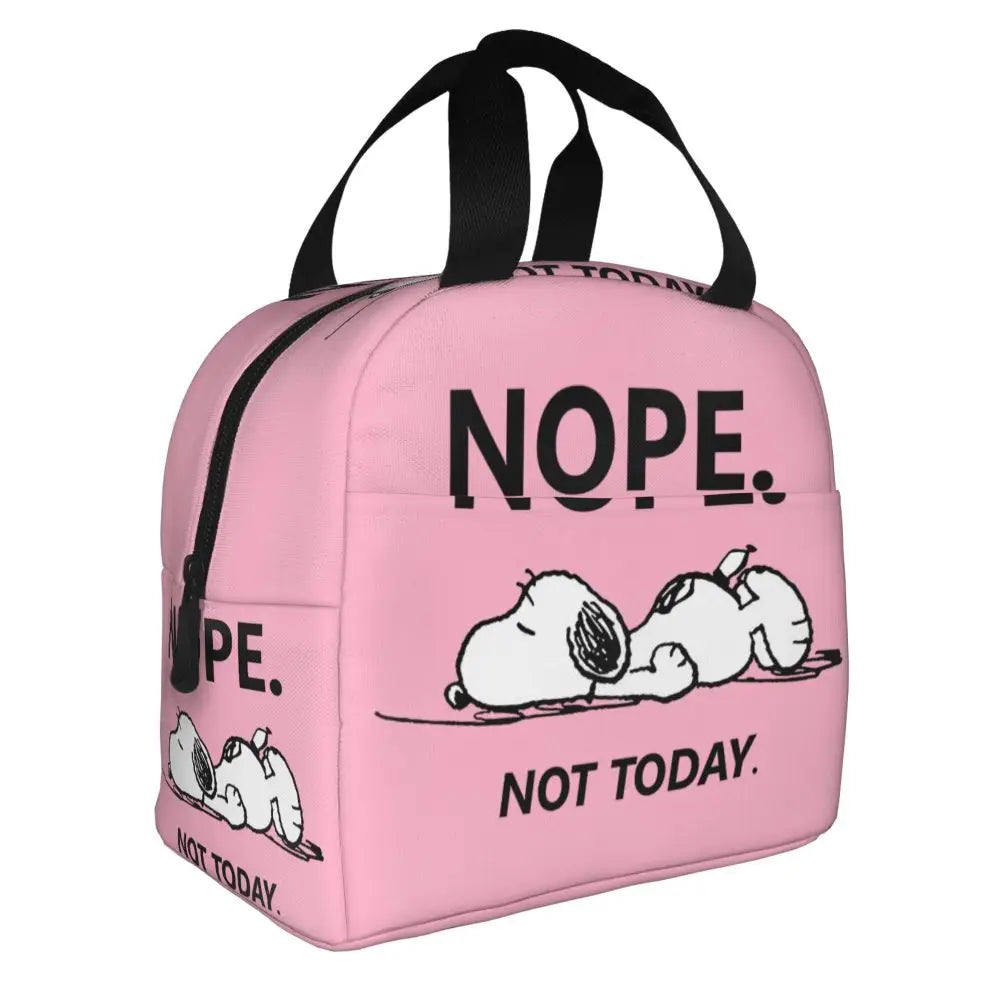 Snoopy Backpack Halloween Insulated Lunch Bag 22x20x13cm