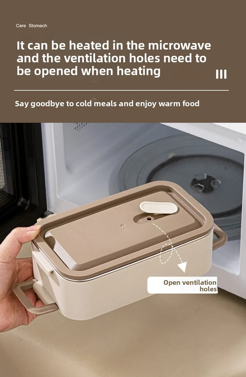 Stainless Steel Bento Box 2 Tier 500ml Snoopy Luch Box