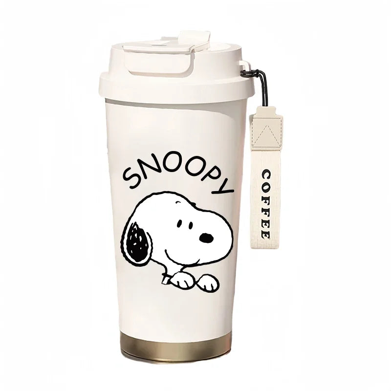 500ml Thermos Bottle Portable Snoopy Cup