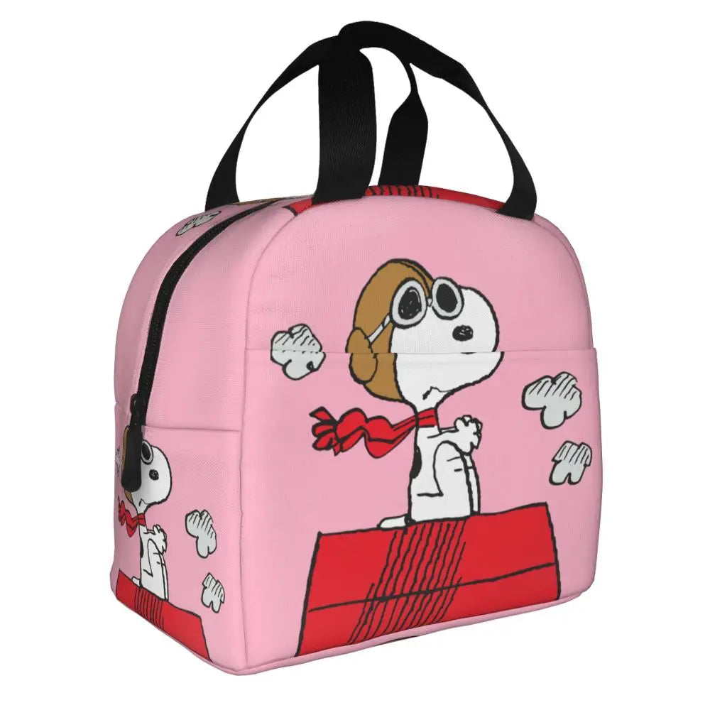 Snoopy Backpack Halloween Insulated Lunch Bag 22x20x13cm