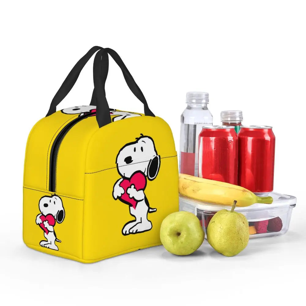 Snoopy Backpack Halloween Insulated Lunch Bag 22x20x13cm