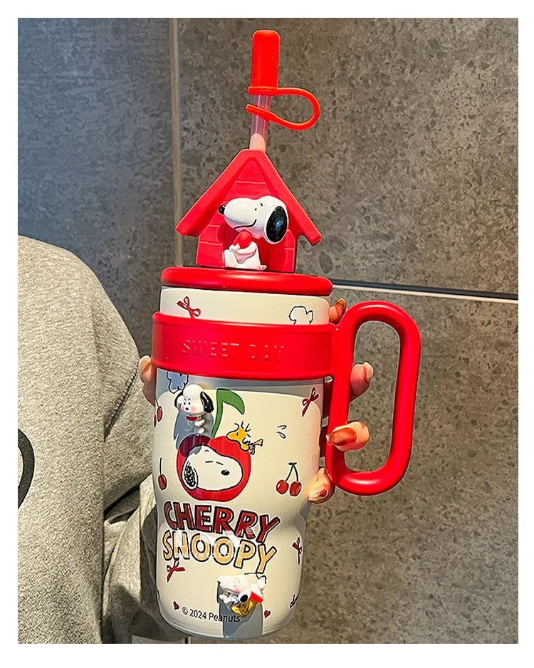 800ML Stainless Vacuum Insulated Bottle Snoopy Mug
