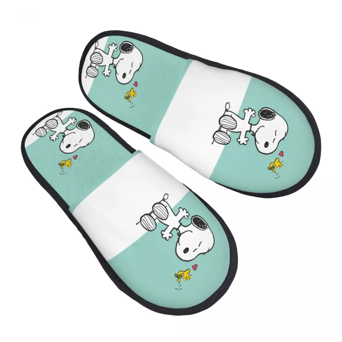 Custom Snoopys Collage Slippers for Bathroom Snoopy Slippers