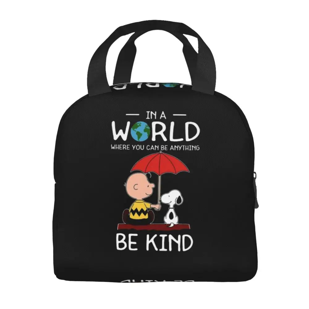 Snoopy Backpack Halloween Insulated Lunch Bag 22x20x13cm