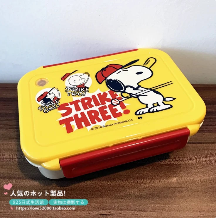 Stainless Steel Bento Box 2 Tier 500ml Snoopy Luch Box