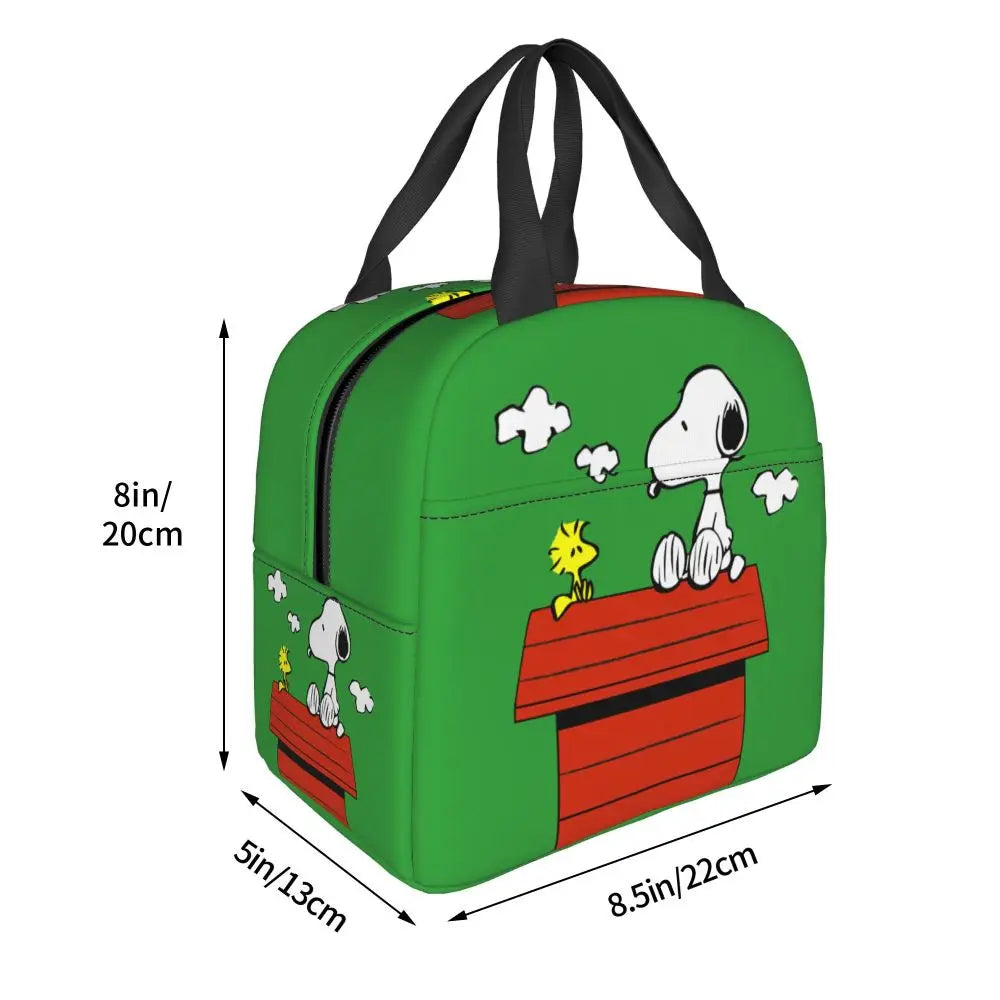 Snoopy Backpack Halloween Insulated Lunch Bag 22x20x13cm