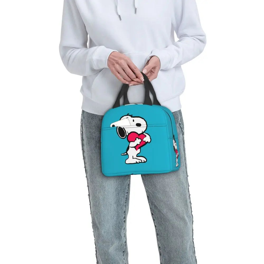 Snoopy Backpack Halloween Insulated Lunch Bag 22x20x13cm