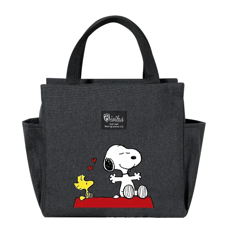 Snoopy Backpack Insulated Lunch Bag Bento Pack Ice Pack