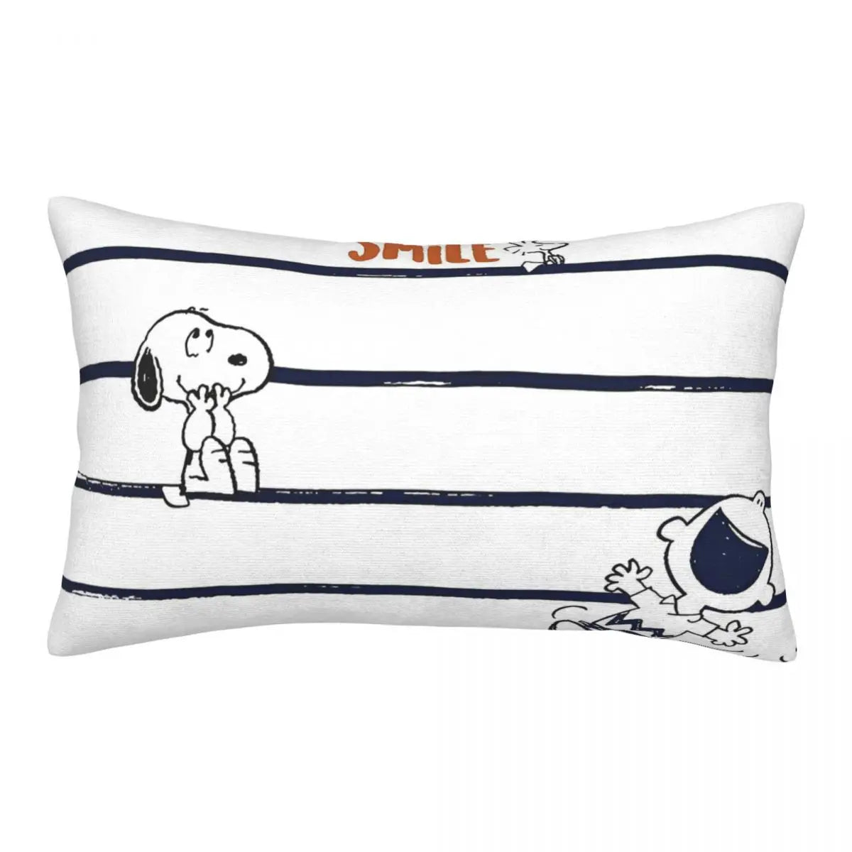Cute Pillowcase 18in Square Red Snoopy Pillow