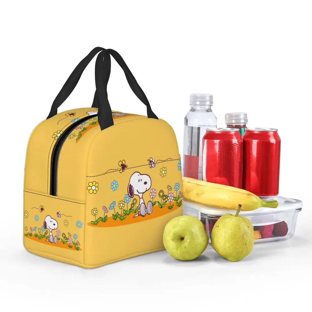 Snoopy Backpack Halloween Insulated Lunch Bag 22x20x13cm