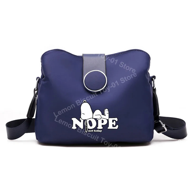 Snoopy Backpack Crossbody Nylon Shoulder Bag Licensed