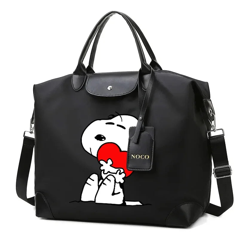 Snoopy Backpack Large Anime Travel Bag For Women 41x16x33cm