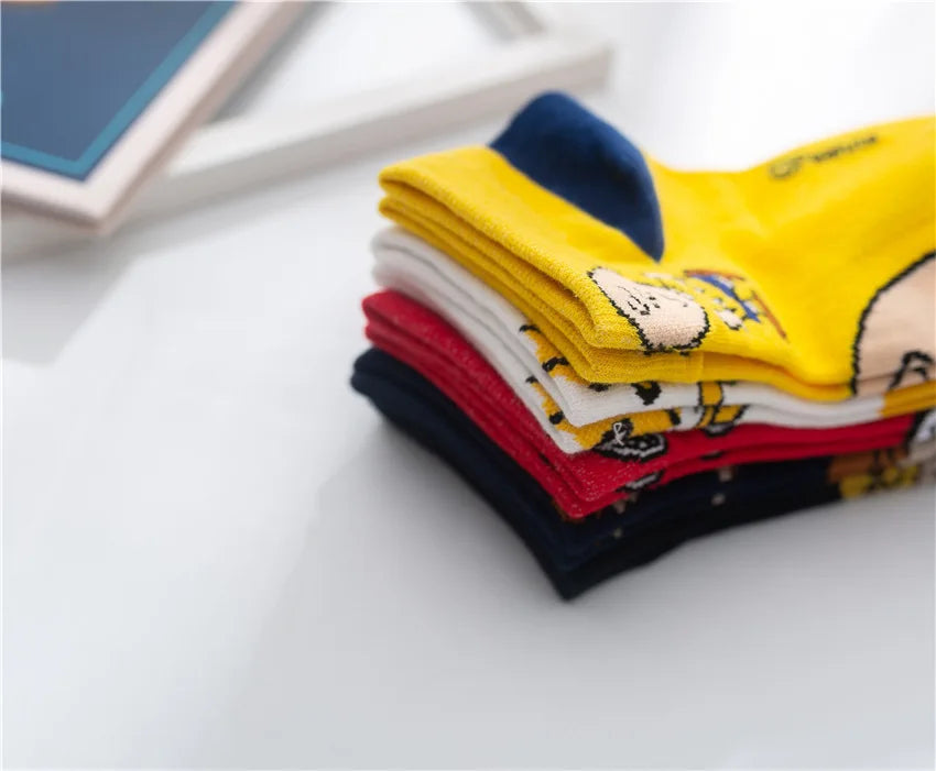 Low Tube Socks Women Men Cute Snoopy Socks