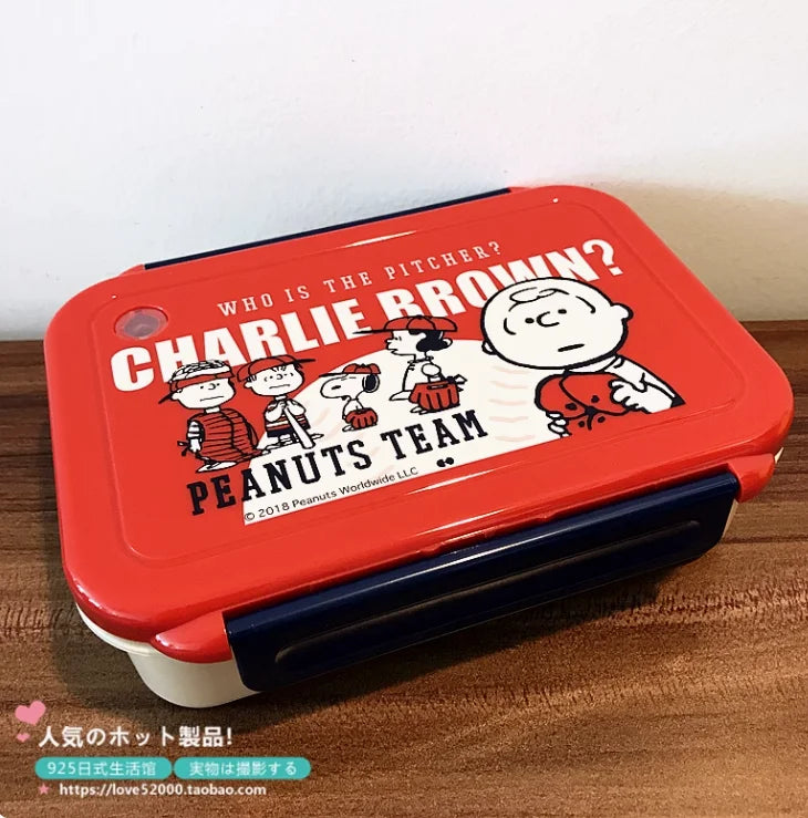 Stainless Steel Bento Box 2 Tier 500ml Snoopy Luch Box