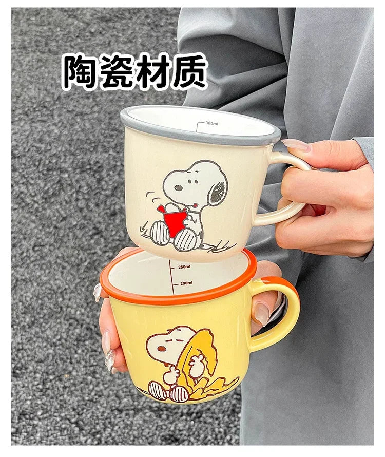 Couple Coffee Mugs Snoopy Cup