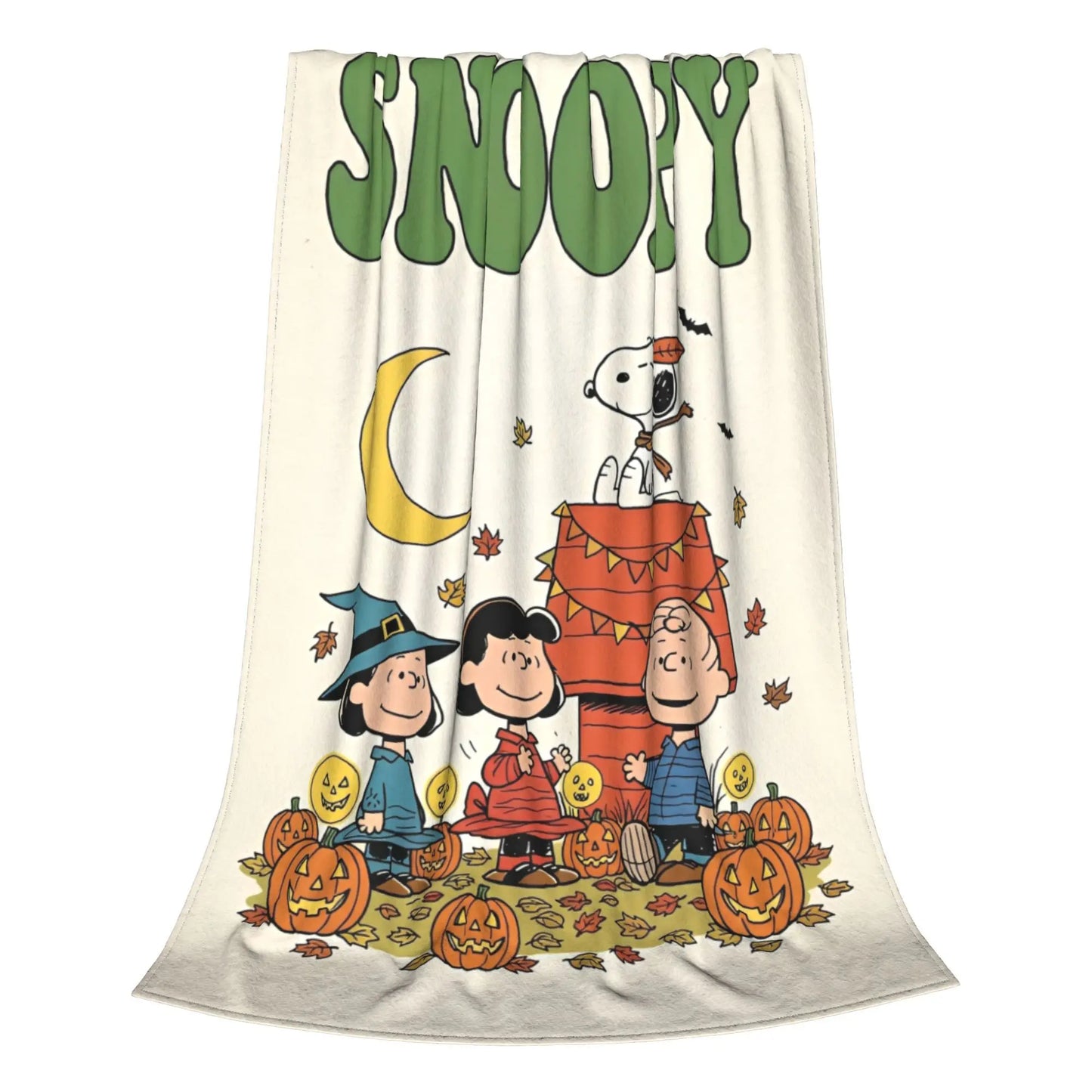 Cartoon Halloween Throw Blanket 50x60in Snoopy Blanket