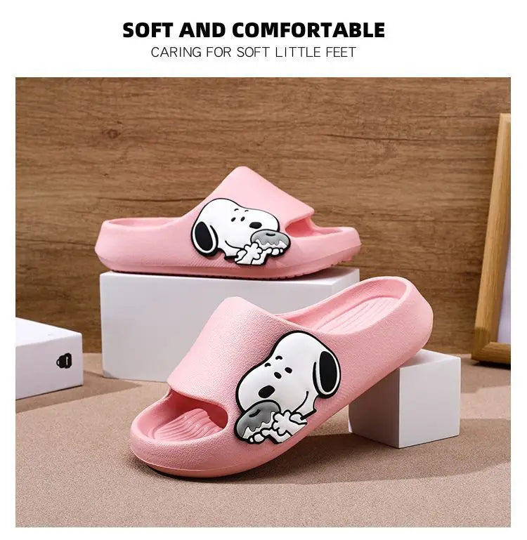 MINISO Snoopy Non Slip Indoor Slippers Snoopy Slippers